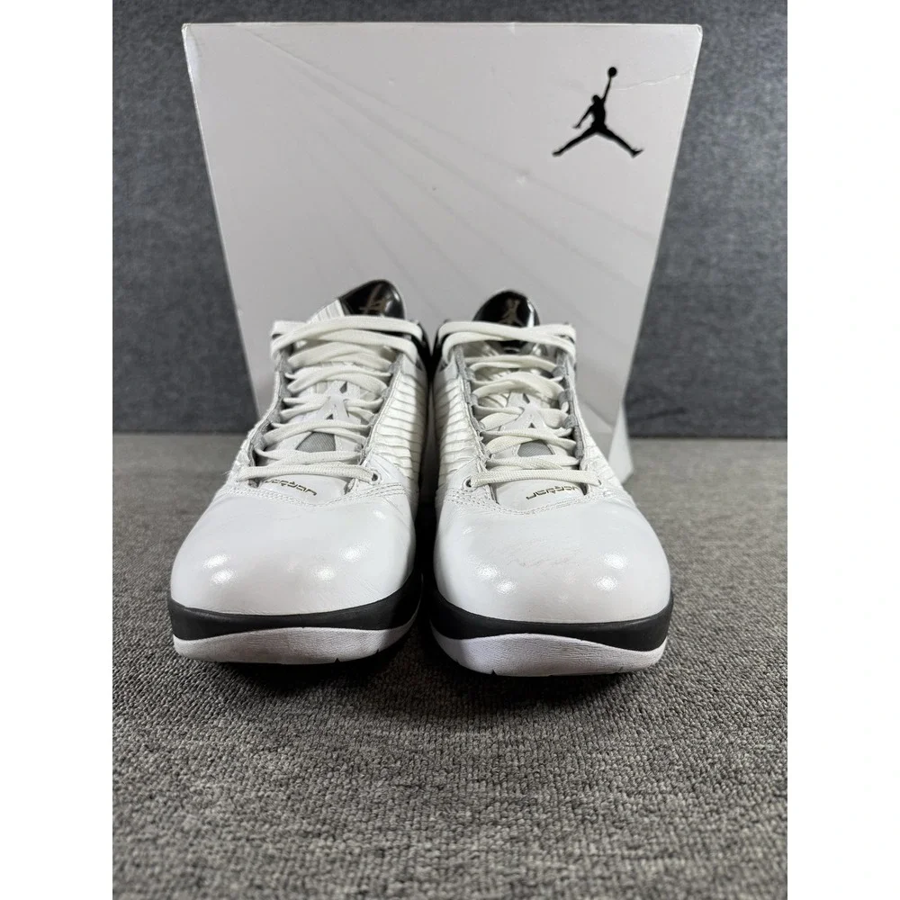 Jordan Air Jordan 2009 Shoes Mens 10.5 White Silver Black Sneakers 343084-161